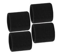 UPKOCH 4piezas Muñequeras Deportivas De Algodón Grueso Elásticas y Absorbentes Para Baloncesto Fútbol y Ciclismo