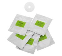 UPKOCH 5 Pastillas Desodorantes para Coches Aceites Esenciales y Tejido Absorbente Blanco, Diseño Único, Recambio Fácil para Ambientador de Interior de Coche