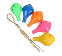 UPKOCH 5 Piezas De Flauta Ocarina Instrumento Portátil Para Principiantes De Fiesta Instrumento Musical Para Estudiantes Y Principiantes Material Plástico Abs Color Aleatorio