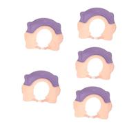 UPKOCH 5 Piezas Gorro De Champú Para Niños Bañera De Niño Para La Ducha Sombreros Champú Para Niños Pequeños Sombrero De Champú Para Niños Gorro De Ducha Impermeable Gel De Sílice Púrpura