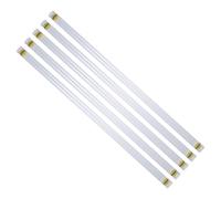 UPKOCH 5 Piezas Tubos Transparentes para Flotadores de Pesca de Almacenamiento Portátil con Separador Vibración Tubo Duradero para Accesorios de Pesca