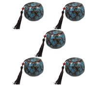 UPKOCH 5 Piezas Urnas para Cenizas de Mascotas Mini Urna Cerámica Decorativa para Perros y Gatos Pequeños Caja Conmemorativa Portátil para Homenaje y Recuerdo Personal