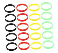 UPKOCH 50 Piezas Pulsera De Caucho Luminosa Para Adultos Pulsera Nocturna De Mano Para Fiestas De Noche