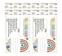 UPKOCH 50 Tarjetas de Refuerzo de Buen Comportamiento para Aula, Papel Recubierto, Fomentan Hábitos Positivos y Apoyan, Ideales para Profesores y Padres