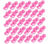 UPKOCH 50piezas Mini Micrófono Karaoke Rosa para Niñas De Juguete Musical para Casa De Muñecas para Cantar y Divertirse Fiestas Infantiles