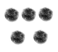 UPKOCH 5piezas Cubierta De Micrófono Anti-viento Funda De Protectora Para Grabación y Presentaciones Para y Interiores y Exteriores