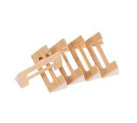 UPKOCH 5piezas Puente Shamisen de Repuesto Accesorio Musical Sanxian Hecho Mano Diseño de Bambú Hueco Envejecido Mejora de Instrumentos Folclóricos para Interpretaciones Acústicas