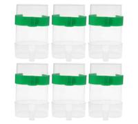 UPKOCH 6 Bebederos Automáticos para Pájaros Dispensador De Agua Comedero Automático para Loros Comedero para Periquitos para Jaulas De Pájaros Pequeños Bebedero para