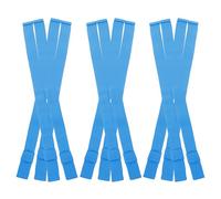 UPKOCH 6 Correas Elásticas de Repuesto para Máscara de Snorkel, Diadema Ajustable de Neopreno Azul Claro 32 Mm X 2 Mm para Buceo, Natación y Deportes Acuáticos, Set de 6 Piezas