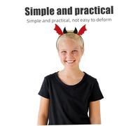 UPKOCH 6 Piezas Diademas de Halloween con Alas de y Cuernos de Accesorios y Cómodos para Cosplay y Fiesta de Disfraces