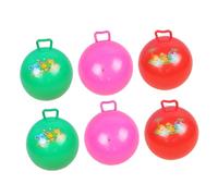 UPKOCH 6 Piezas Inflables con Asa para Juguetes Educativos de Bolas Saltarinas con Dibujos Animados Resistente y Seguro para Entrenamiento de Equilibrio Aire Color Color Aleatorio