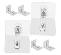 UPKOCH 6 piezas Kit Anclajes Adhesivos para Muebles Antivuelco sin Taladro Correas de Seguridad para Protección Infantil y Soporte Pared Antipunta para Armarios y Estanterías