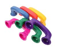 UPKOCH 6 Piezas Teléfono Susurrador de Juguete para Colores Vibrantes Rojo Azul Pavo Amarillo Verde Oscuro Magenta Juguete Divertido para Desarrollo Cognitivo y Corrección de