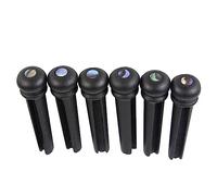 UPKOCH 6piezas Clavijas Para Cuerdas De Guitarra De Madera Clavija De Puente Para Guitarra Folk De De Puente De Para Conciertos