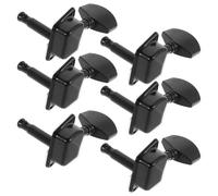 UPKOCH 6piezas Clavijeros Guitarra Clásica Afinación Automática Perillas Negras Herramientas Guitarra Repuesto