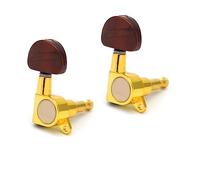 UPKOCH 6piezas De Afinación Ovaladas Para Guitarra Eléctrica y De Cabezas De Máquina De Afinación Derechas Color Dorado