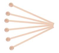 UPKOCH 6piezas Mallets De Madera Para Percusión De De Para Marimbas y Xilófonos Accesorios Educadores Color Natural