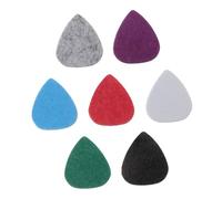 UPKOCH 7 Piezas Púas de ukelele punzón de púa de guitarra selección de bajo instrumentos musicales instrumento musical puas de guitarra electrica púa musical accesorio para ukelele sintió
