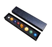 UPKOCH 8 Piezas Adornos de Escritorio Mineral Set para Decoración del Sistema Solar para Hogar y Oficina Educativo y Decorativo