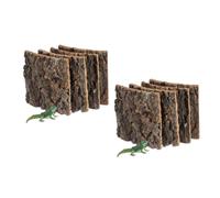 UPKOCH 8 Piezas Decoración de Acuario de de Alcornoque para Reptiles para Terrarios de Barbudos Gecko y Accesorios Naturales y Realistas para Habitáculos de Mascotas