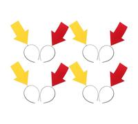 UPKOCH 8 Piezas Diadema de Fiesta Punta de Flecha para Niñas y Mujeres, Accesorio Ultraligero de Plástico y Fieltro, Adecuado para Carnavales y Circos Divertidos