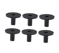 UPKOCH 8 Piezas soportes para platillos de tambor accesorios de batería charles soportes de platillos tubo de cubierta de platillo manga de platillo de percusión Black