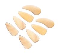 UPKOCH 8piezas Armadura Artificial Guzheng Protectoras De Uñas Postizas Para Práctica De Guzheng Mediano