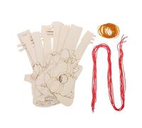 UPKOCH 8piezas Guitarra DIY Madera Manualidades de Recorte Temática Musical Decoración para Fiestas de Cumpleaños Infantil y Actividades de Arte y Crafts