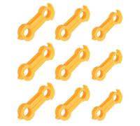 UPKOCH 9 Correctores Ortopédicos para Patas Abiertas de Aves de Corral, Bandas de Estabilización Ajustables para Pollitos, Codornices y Patos, Juego de 9 Piezas Anillas de 4mm, 5mm y 6mm