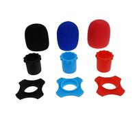 UPKOCH 9piezas Protector De Micrófono Fundas Para Micrófonos Estándar Herramientas De Protección Cubiertas Sanitarias Fácil De Transportar