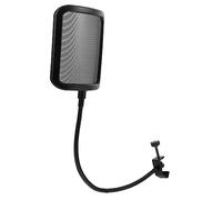 UPKOCH Abrazadera De Micrófono Filtro Antipop Para Micrófono Cuadrado De Metal Protector De Aislamiento Cubierta Absorbente De Sonido Para Uso De Grabación