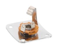 UPKOCH Accesorios Para Guitarra Eléctrica Con Placa De Salida Metálica Rectangular Con Tornillo Para Conexiones De Audio Estudios o Ensayos