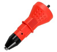 UPKOCH Adaptador para Taladro Eléctrico para Remachadora Accesorio Rojo de Plástico Conector de Conversión para Remachado Estable y Preciso Pieza Compatible para Tareas de Remachado