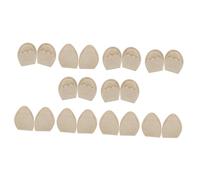 UPKOCH Almohadillas Ajustables Antepié y Punteras de Tacones de Mujer, Insertos Delanteros de Piel Sintética, Alivio del Dolor y Fatiga, Uso Deportivo y Diario, Pack 10 Pares (5 Redondas