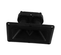 UPKOCH Altavoz De Bocina Tweeter Piezoeléctrico Doble Bocina Altavoz De Audio Plástico Presión Sonora Alta Para y Exteriores
