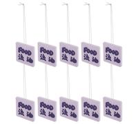 UPKOCH Ambientadores para Coche Colgantes de Silicona Aromaterapia 10 Piezas Diseño Compacto y Flujo de Aceite Duradero para Espejo Retrovisor y Habitáculo Aroma Persistente y Seguro