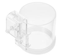 UPKOCH Anillo Alimentación Peces Acuario Acrílico Transparente con Gancho Fácil Instalación para Alimentador Peceras Planktonic