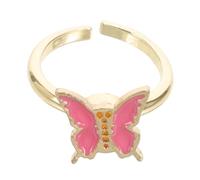 UPKOCH Anillo Giratorio Para Niño Niña Joyería Anti-estrés Color Rosa Anillo Decorativo De De Juguete Divertido Para Niñas y Actores Escena