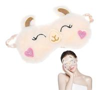 UPKOCH Antifaz Opaco para Dormir Diseño de Alpaca Máscara para Ojos y Cómoda Adecuado para Mujeres y Niñas Bloquea Luz Ambiental Accesorio para Descanso y Viaje