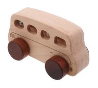 UPKOCH Autobús De Madera Educativo Juguete Novedoso De Autobús Autobús De Juguete Para Bebés De Madera Autobús Portátil