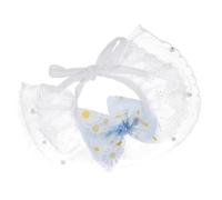 UPKOCH Babero para Mascotas Collar De Flores De Encaje para Gatos Collar Ajustable para Cachorros Decorativo para Perros