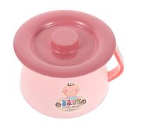 UPKOCH Bacinilla Portátil para Tapa y Asa Cubo de Orinal Plástico Rosa Ergonómico para Entrenamiento de Bebés y Viajes Prevención de Derrames para Camping y Uso Interior