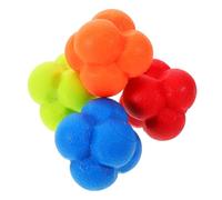 UPKOCH Balones De Reacción Hexagonales para Entrenamiento De Coordinación Ojo-Mano Niños Tamaño Compacto Entrenamiento De Reflejos Agilidad Uso Interior y Exterior Pack 4 Colores Vivos