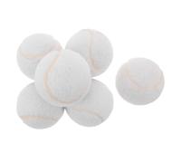 UPKOCH Balones de Tenis de Entrenamiento Blancas 6 Unidades, de Goma Resistente, para Práctica y Tenis de Patio, Ideales para Principiantes y Niñas en Actividades Deportivas al
