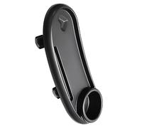 UPKOCH bandeja servicio bocadillo portavasos para cochecito titular de la merienda portavasos universal el plastico Negro