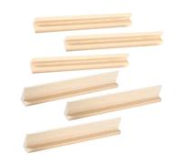 UPKOCH Bandejas de Madera para Dominó 6 Piezas Soporte para Tarjetero Combinación Libre para Desarrollo Manual en Hogar y Oficina