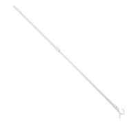 UPKOCH Barra de Tensión para Persianas y Cortinas, Aluminio Blanco | Agarre Cómodo Gancho, Diseño Manual de Empuje y Tracción, para Ventanas Altas en Casa