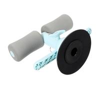 UPKOCH Barra Para Abdominales Ventosa, Disco De Entrenamiento Giratorio, Dispositivo De Asistencia Portátil, Material Duradero, Color Azul Maca, Equipo Compacto Para Ejercicios Casa y Gimnasio