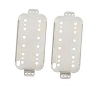 UPKOCH Base para Pastillas Humbucker de Guitarra Eléctrica, Juego de 2 Piezas de Cuproníquel Espaciado de 50 Mm y 52 Mm, Compatible Puentes y Mástiles, Accesorios para Guitarra