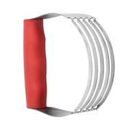 UPKOCH Batidor de Mano de Acero Inoxidable para Mezclar Pastas y Cremas, Cortador de Masa Manual Resistente la Oxidación para Utensilios de Cocina Hogar